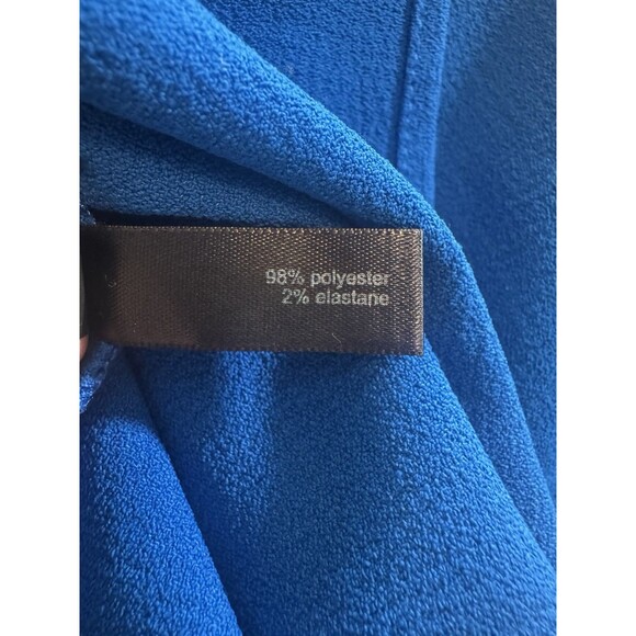 The Limited Womens Blouse Blue Sleeveless Minimalist Y2k 90s 2000's Office work - Picture 6 of 12